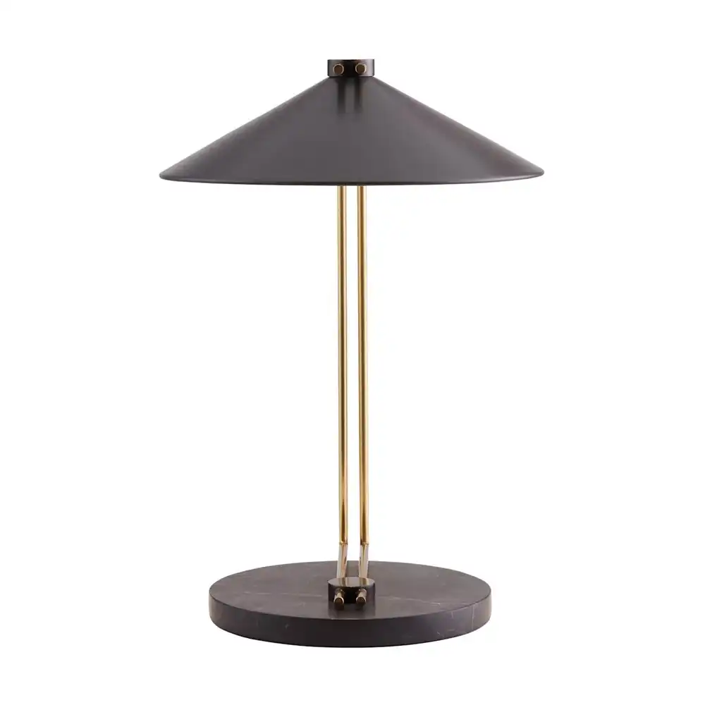 The Conic Lux Brass & Marble Table Lamp 4 The Conic Lux Brass & Marble Table Lamp 4