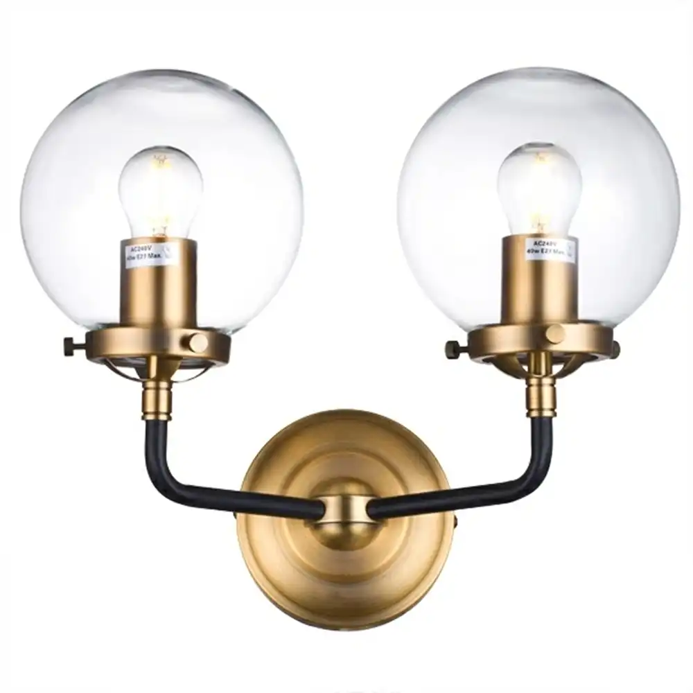 The Eclipse Two-Tone Globe Sconce The Eclipse Two-Tone Globe Sconce