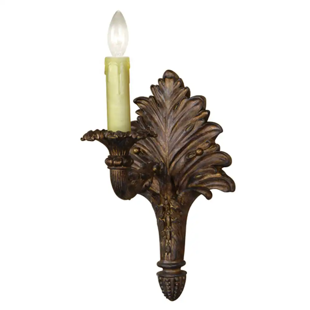 The Heirloom Acanthus Ornate 1-Light Wall Sconce The Heirloom Acanthus Ornate 1-Light Wall Sconce