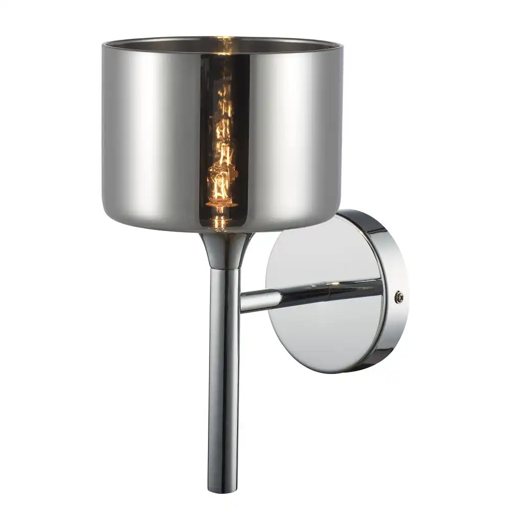 The Luminosa Modern Polished Chrome 1-Light Wall Sconce The Luminosa Modern Polished Chrome 1-Light Wall Sconce