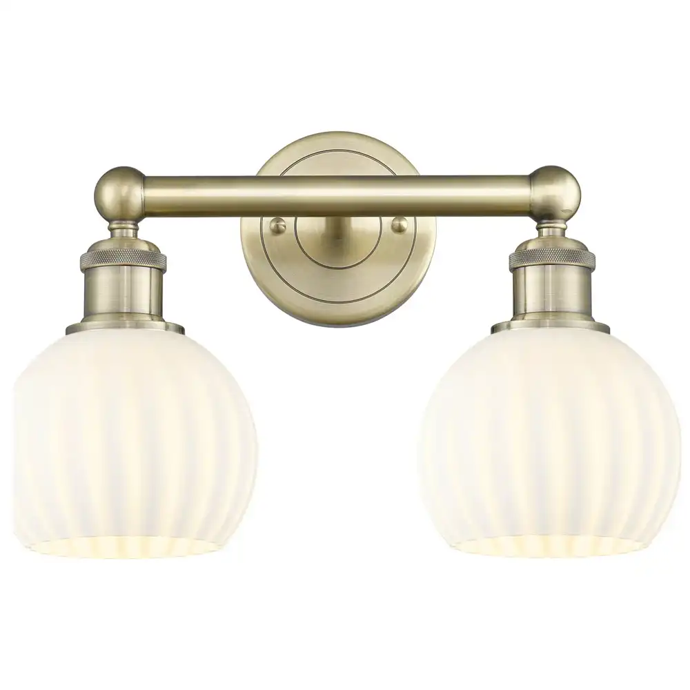The Regal Ribbed Brass Vanity Sconce The Regal Ribbed Brass Vanity Sconce