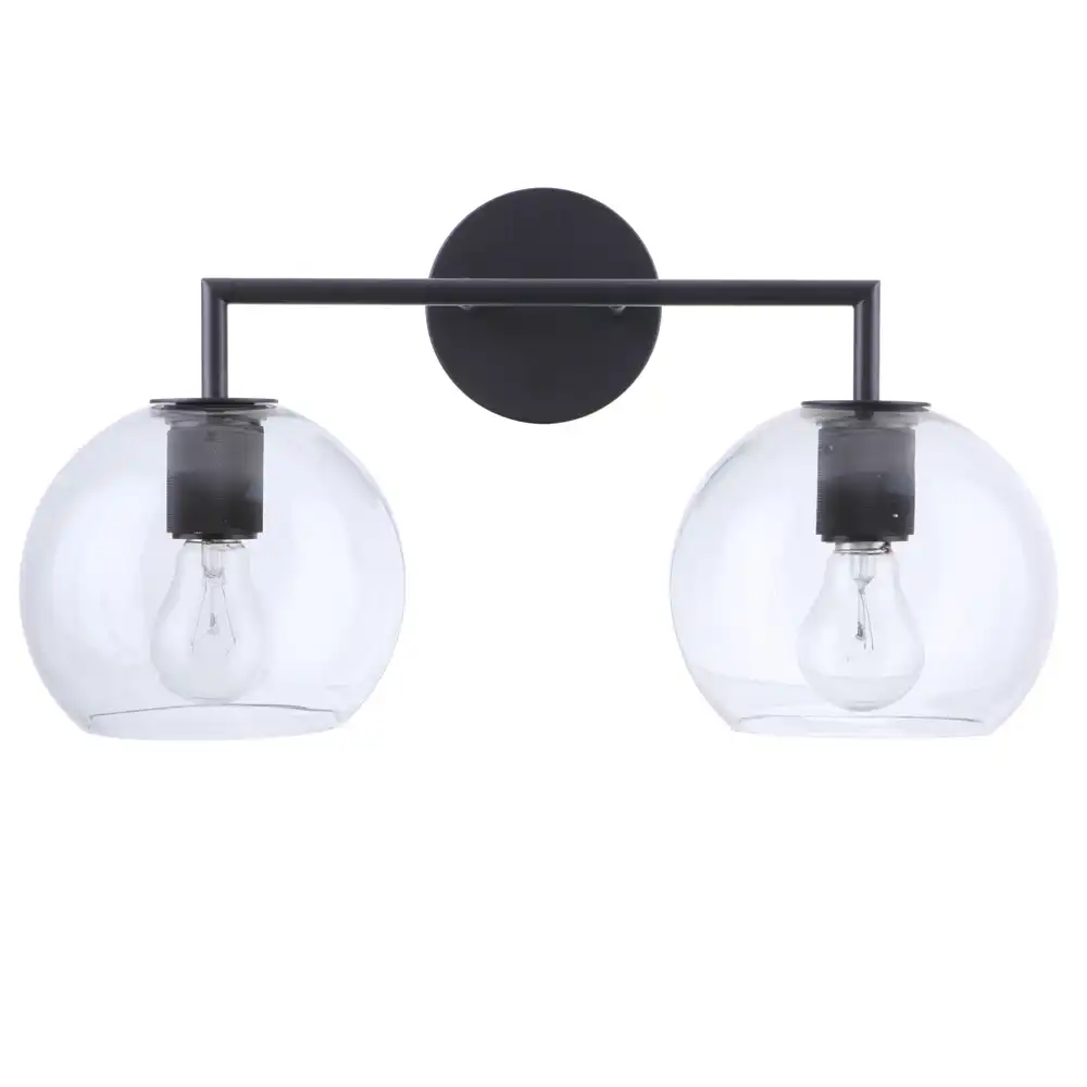 The Zenith Orb Modern 2-Light Vanity Sconce The Zenith Orb Modern 2-Light Vanity Sconce