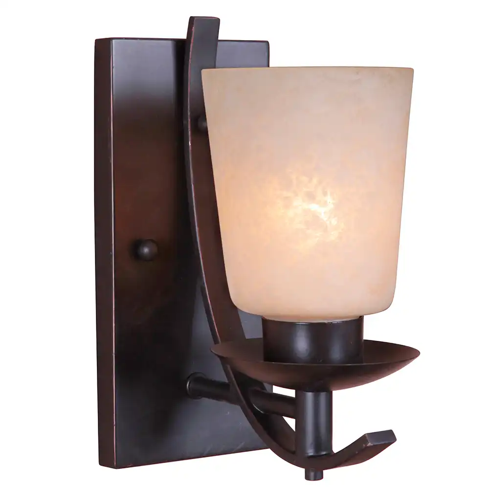 Classic Arch Bronze 1-Light Wall Sconce with Candelabra Bulb Classic Arch Bronze 1-Light Wall Sconce with Candelabra Bulb