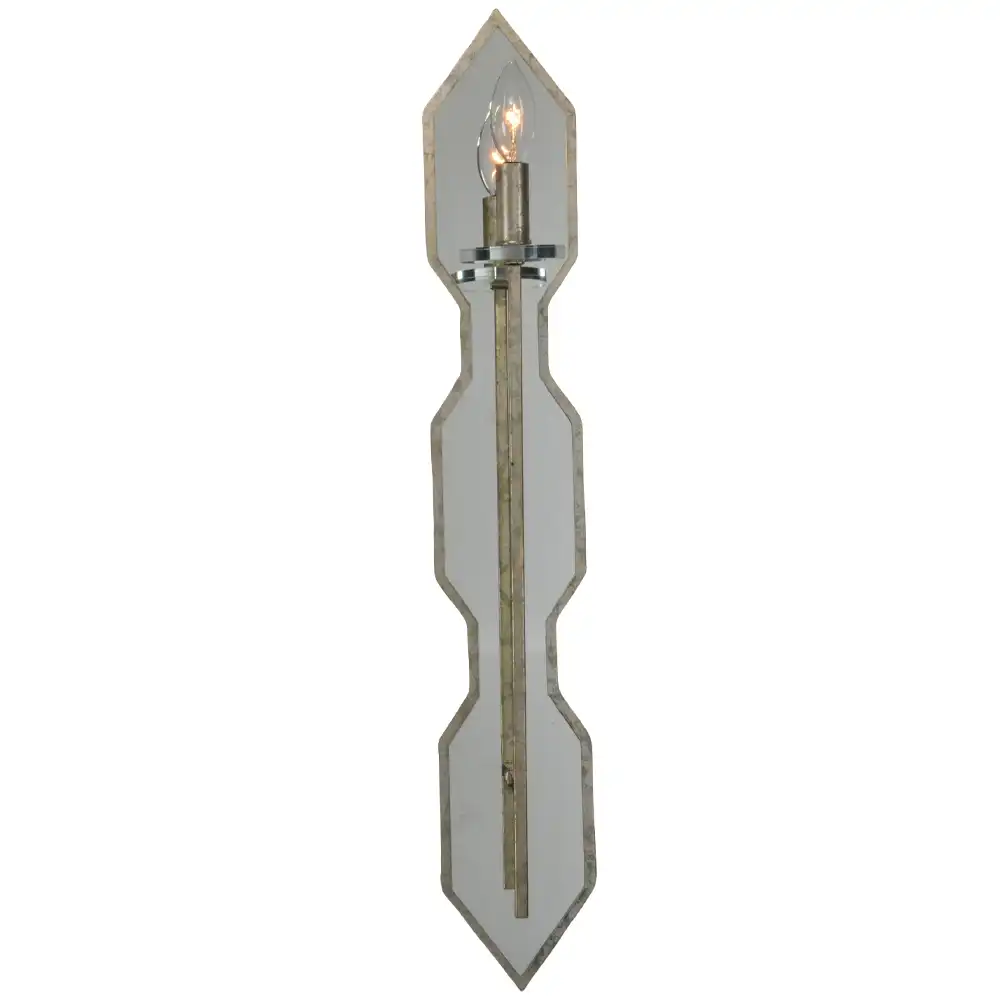 The Reflectoire Obelus Mirrored Accent Sconce 1 The Reflectoire Obelus Mirrored Accent Sconce 1