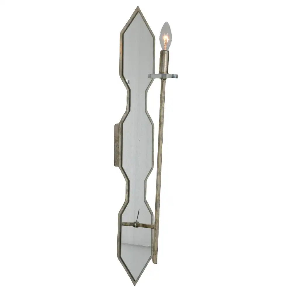 The Reflectoire Obelus Mirrored Accent Sconce 2 The Reflectoire Obelus Mirrored Accent Sconce 2