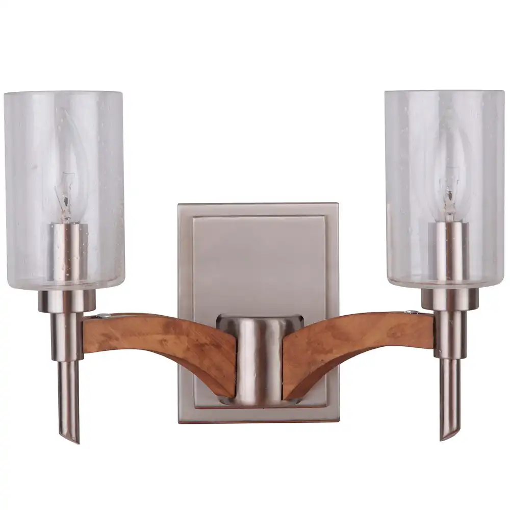 The Timberline Echo Industrial-Rustic 2-Light Vanity 1 The Timberline Echo Industrial-Rustic 2-Light Vanity 1