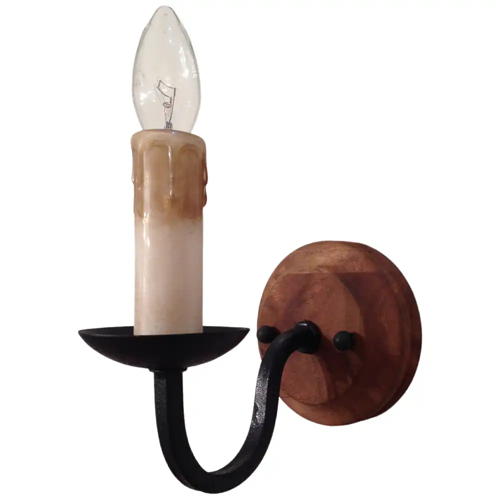 The Woodland Forge Single Candle Sconce The Woodland Forge Single Candle Sconce