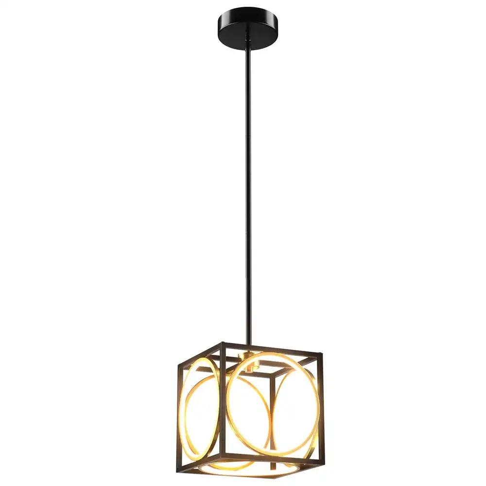 LumoFrame 5-Ring LED Pendant – Customizable Geometric Suspension Light 2 LumoFrame 5-Ring LED Pendant – Customizable Geometric Suspension Light 2