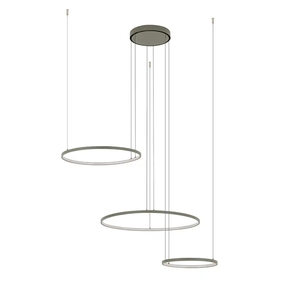 ZenRings Trio LED Pendant – Customizable Three-Tier Suspension Light 2 ZenRings Trio LED Pendant – Customizable Three-Tier Suspension Light 2