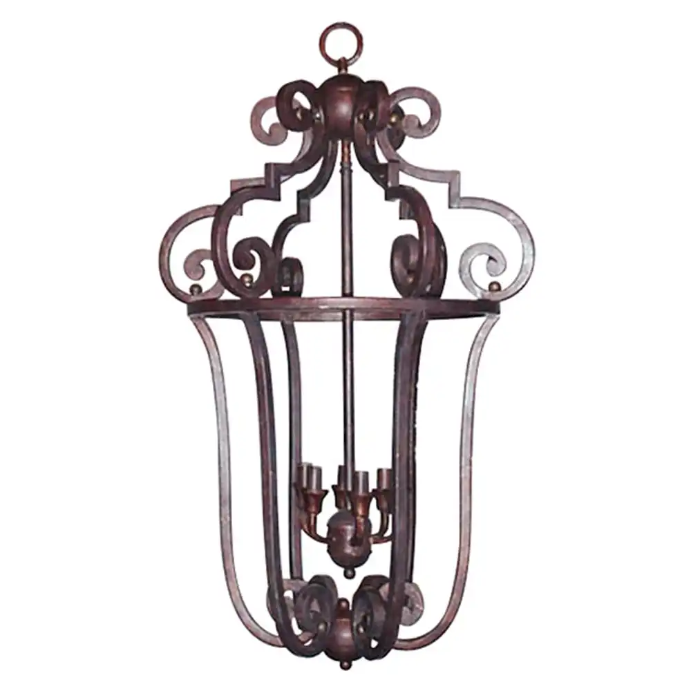 6-Light Handcrafted Pendant Lantern in Antique Bronze Finish 2 6-Light Handcrafted Pendant Lantern in Antique Bronze Finish 2