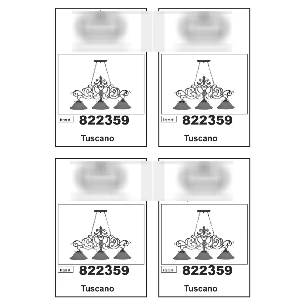 3-Light Tuscano Scroll Linear Pendant with Alabaster Glass Shades 2 3-Light Tuscano Scroll Linear Pendant with Alabaster Glass Shades 2