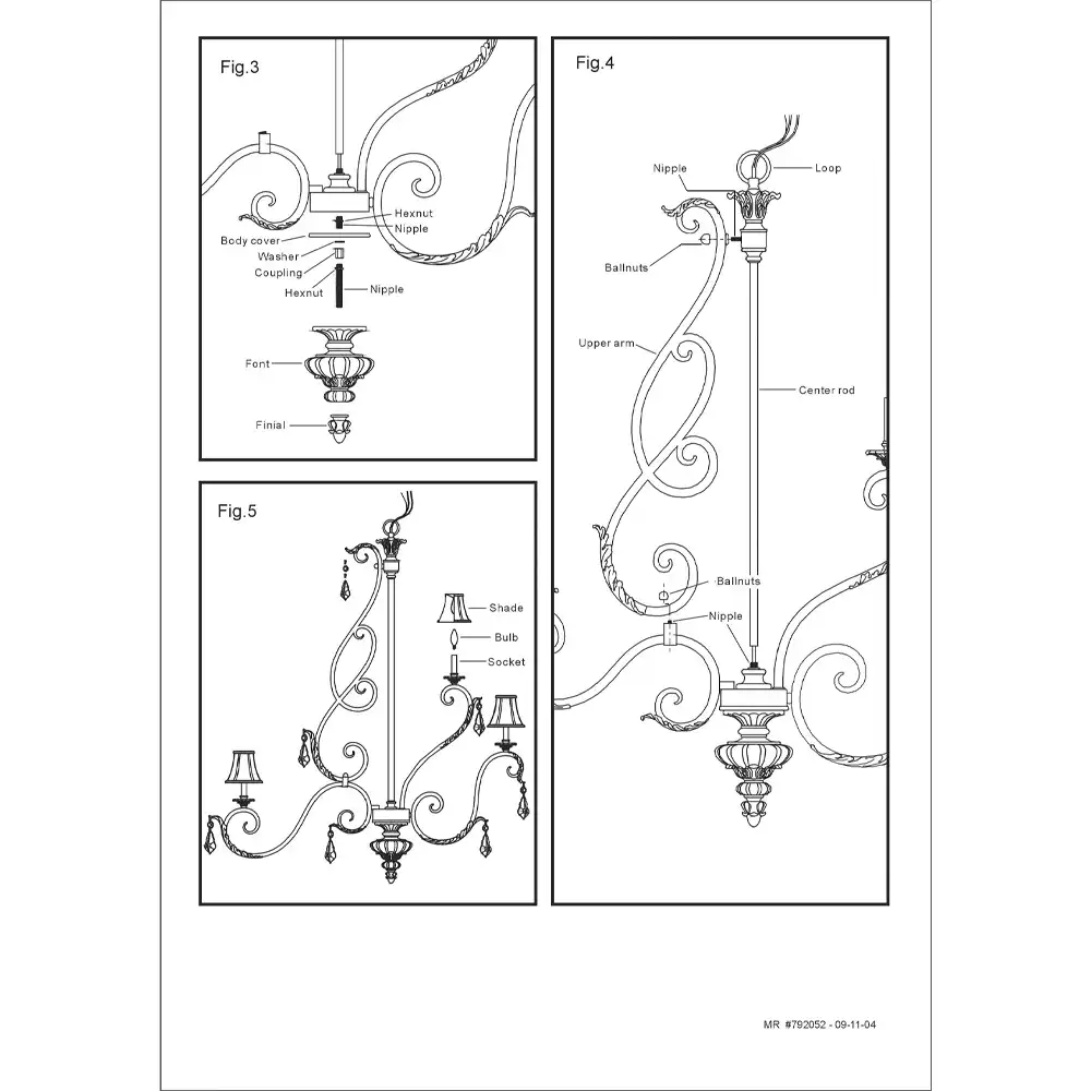 3-Tier 20-Light Grand Pendant Light in Hand-Applied Argento Finish 4 3-Tier 20-Light Grand Pendant Light in Hand-Applied Argento Finish 4