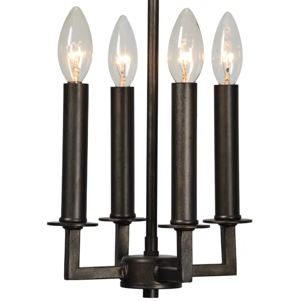 Geometric Lantern 4-Light Open Cage Pendant 3 Geometric Lantern 4-Light Open Cage Pendant 3