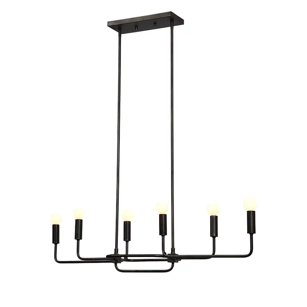 Minimalist Beam 6-Light Linear Pendant Minimalist Beam 6-Light Linear Pendant