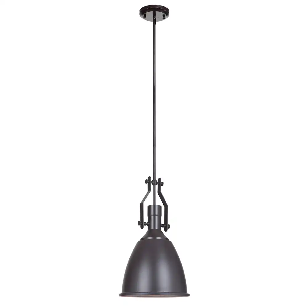 The Artisan Loft 1-Light Dome Pendant – Matte Black The Artisan Loft 1-Light Dome Pendant – Matte Black