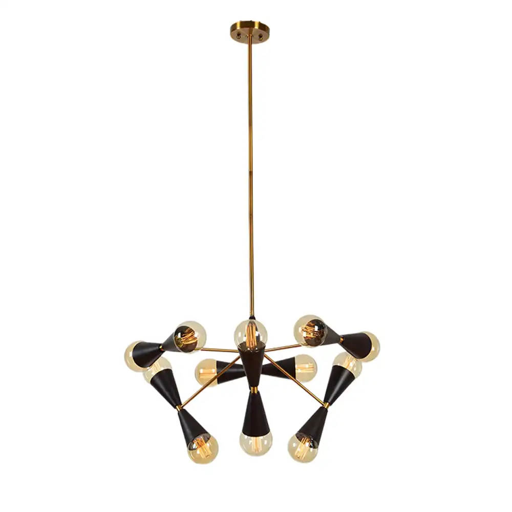The Astro-Moderne 12-Light Mid-Century Pendant The Astro-Moderne 12-Light Mid-Century Pendant