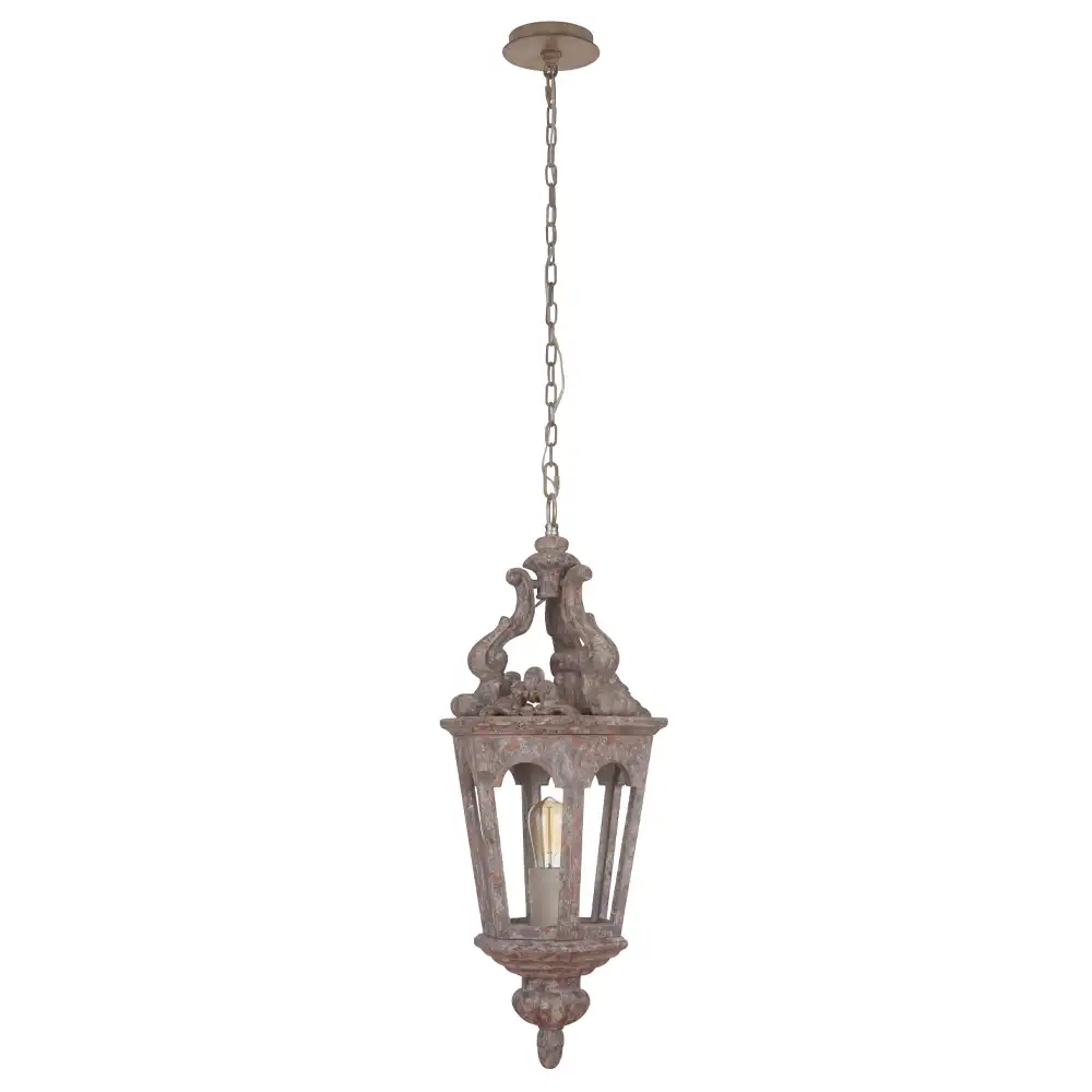 The Baroque Chateau 1-Light Ornate Lantern Pendant 1 The Baroque Chateau 1-Light Ornate Lantern Pendant 1