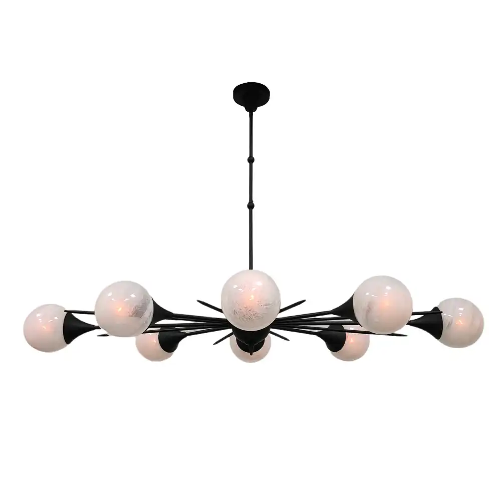 The Celestial Bloom Modern Architectural 8-Light Pendant 1 The Celestial Bloom Modern Architectural 8-Light Pendant 1