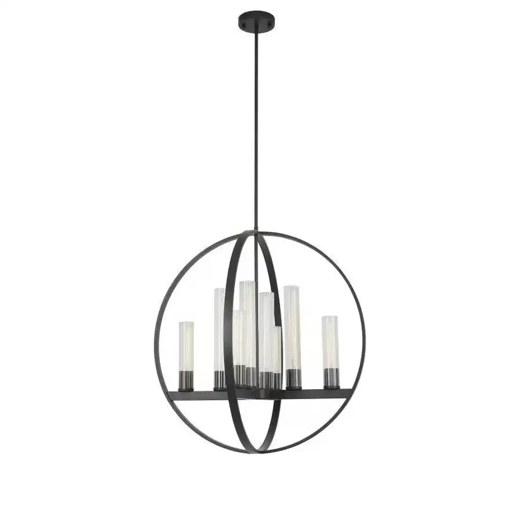 The Celestial Ring 8-Light Cylindrical Pendant The Celestial Ring 8-Light Cylindrical Pendant