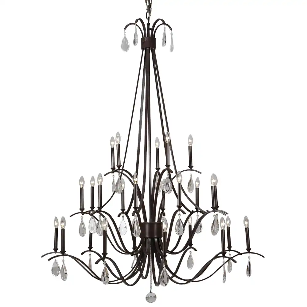 The Imperial Grandeur 3-Tier 25-Light Bespoke Chandelier The Imperial Grandeur 3-Tier 25-Light Bespoke Chandelier
