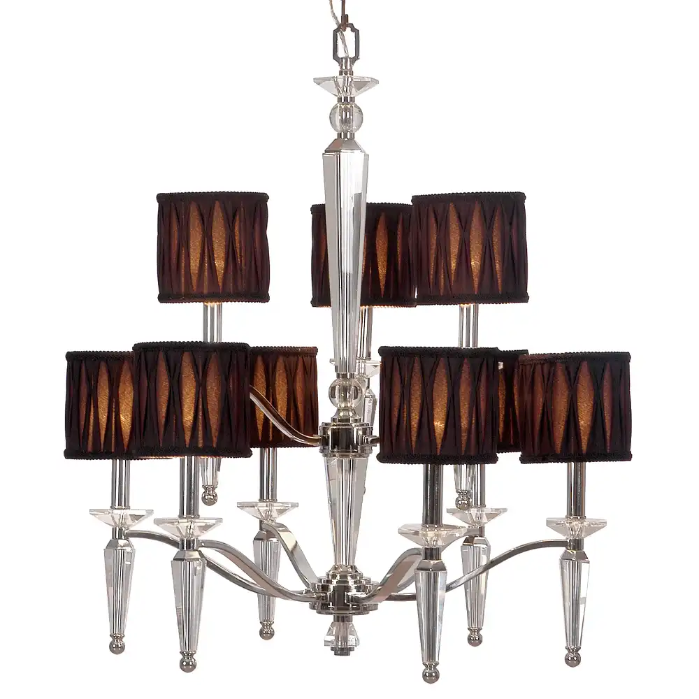 The Majestic 2-Tier 9-Light Bespoke Chandelier The Majestic 2-Tier 9-Light Bespoke Chandelier
