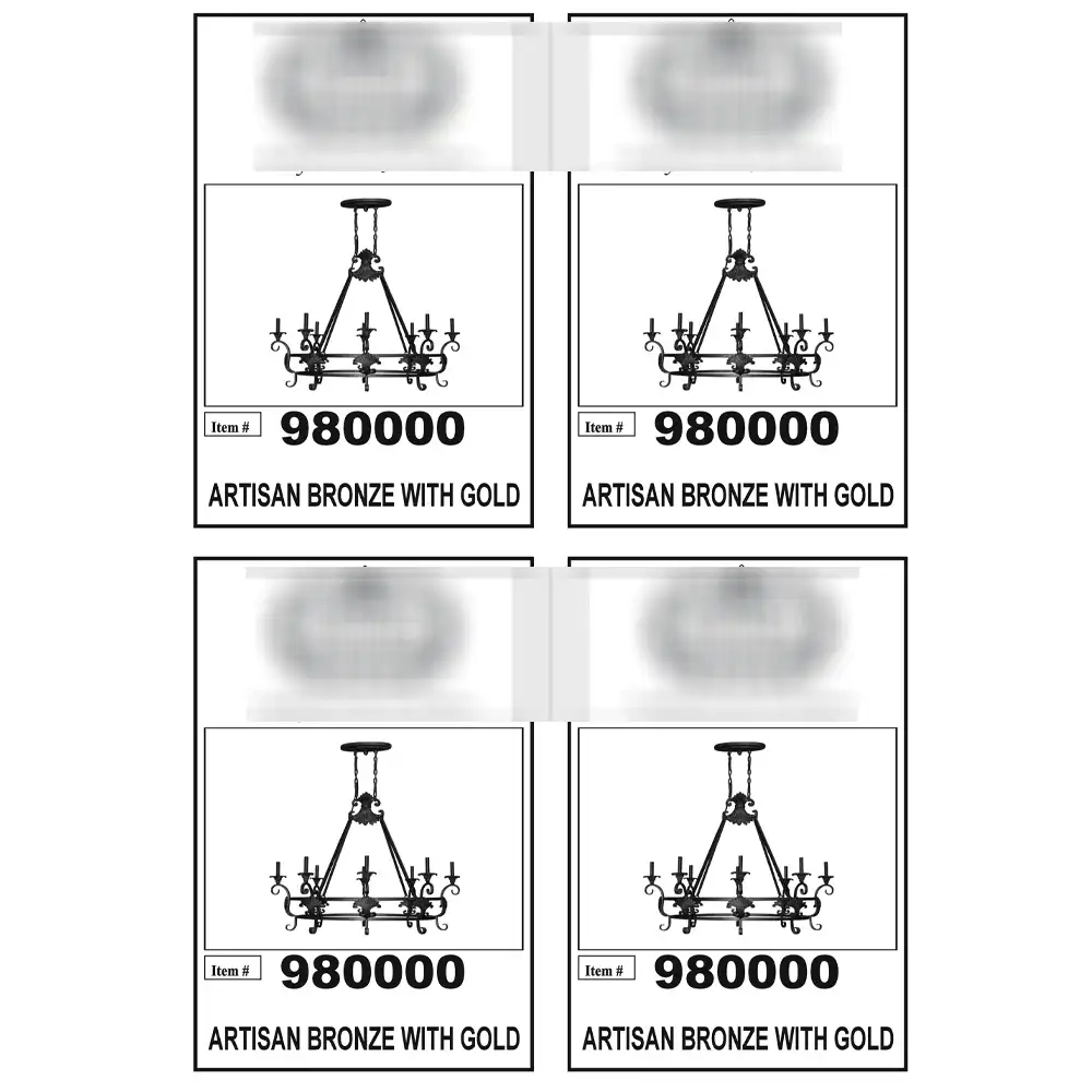 Valencia 8-Light Handcrafted Artisan Bronze with Gold Pendant Light 2 Valencia 8-Light Handcrafted Artisan Bronze with Gold Pendant Light 2