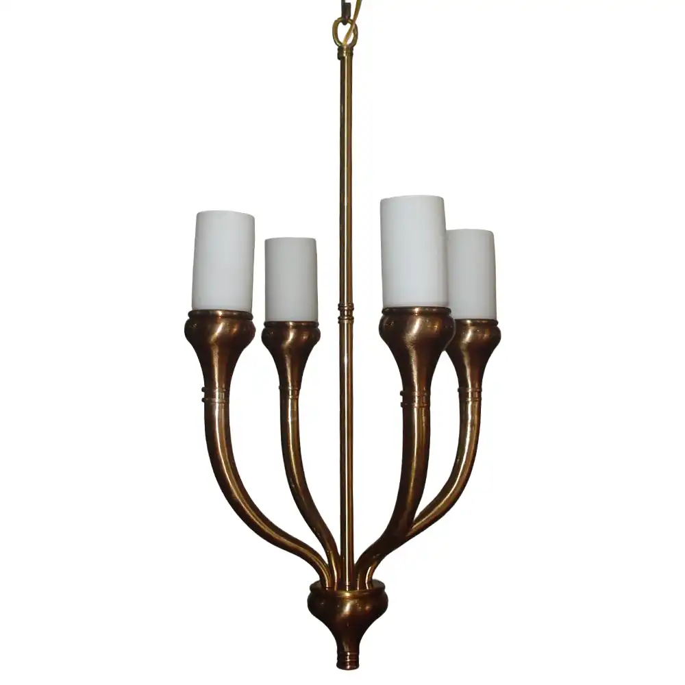 Valmont 4-Light Modern Brass Pendant 1 Valmont 4-Light Modern Brass Pendant 1