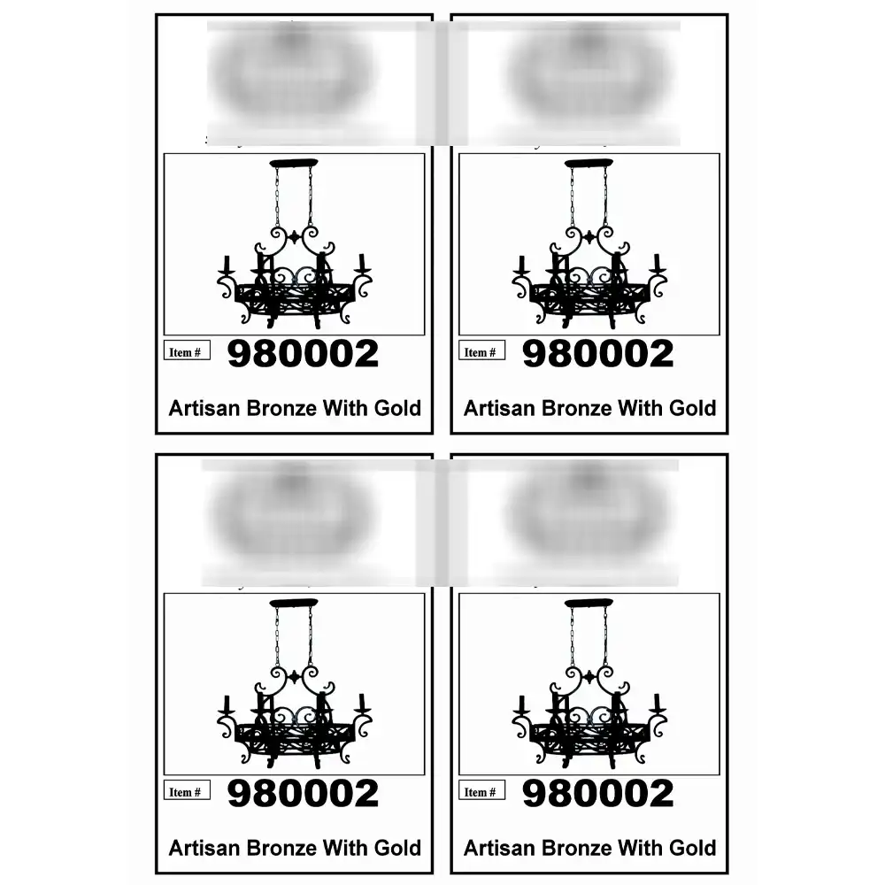Venezia 6-Light Handcrafted Artisan Bronze with Gold Pendant Light 3 Venezia 6-Light Handcrafted Artisan Bronze with Gold Pendant Light 3