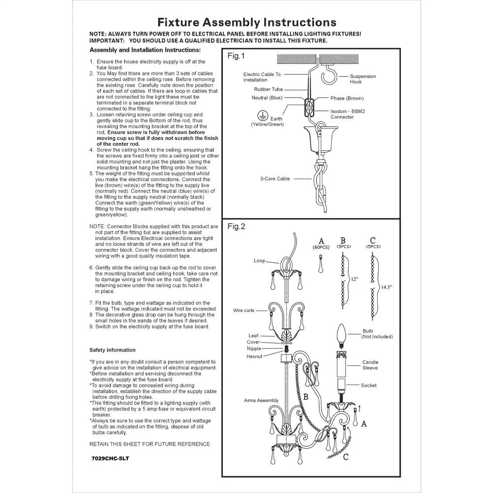 Vintage Gold Scrollwork 5-Light Chandelier 3 Vintage Gold Scrollwork 5-Light Chandelier 3