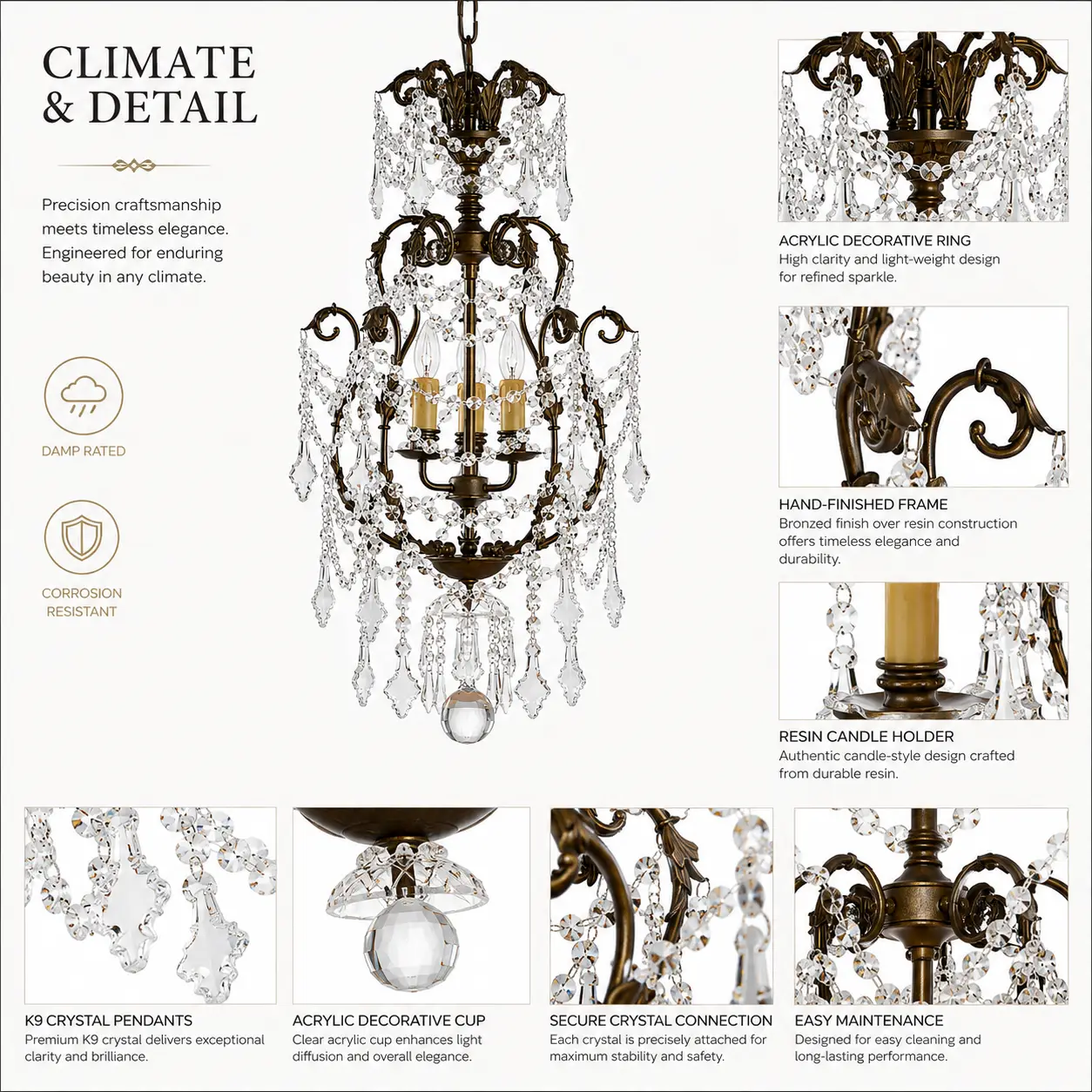 3-Light-Victorian-Bloom-Crystal-Bronzed-Chandelier-2 3-Light-Victorian-Bloom-Crystal-Bronzed-Chandelier-2