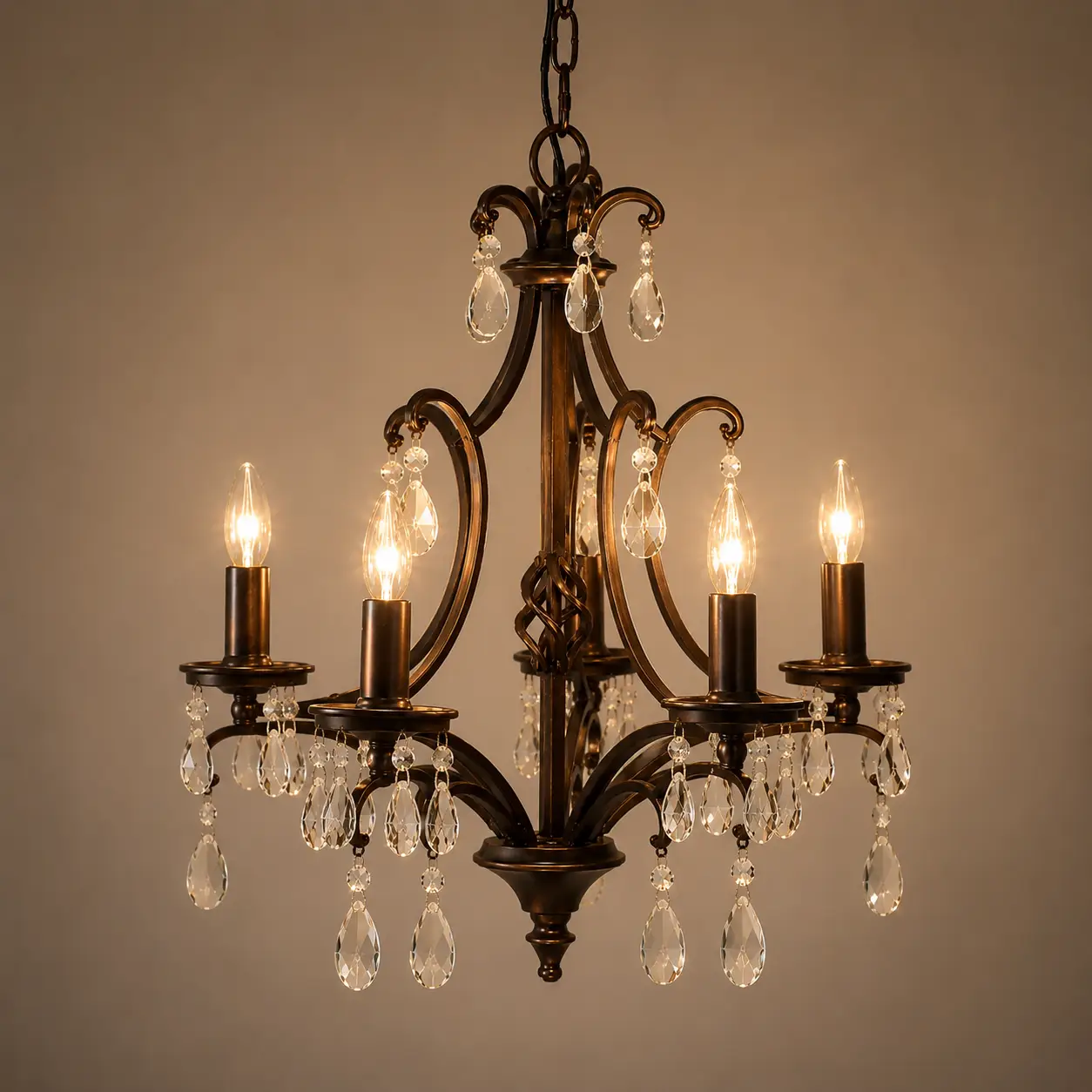 5-light-classic-bronze-metal-chandelier-with-crystal-pendants-3 5-light-classic-bronze-metal-chandelier-with-crystal-pendants-3
