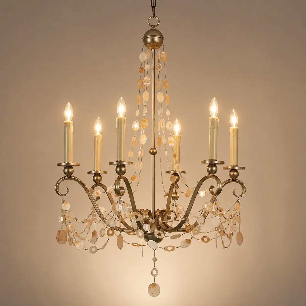 6-Light-Seaside-Elegance-Capiz-Chandelier-3 6-Light-Seaside-Elegance-Capiz-Chandelier-3