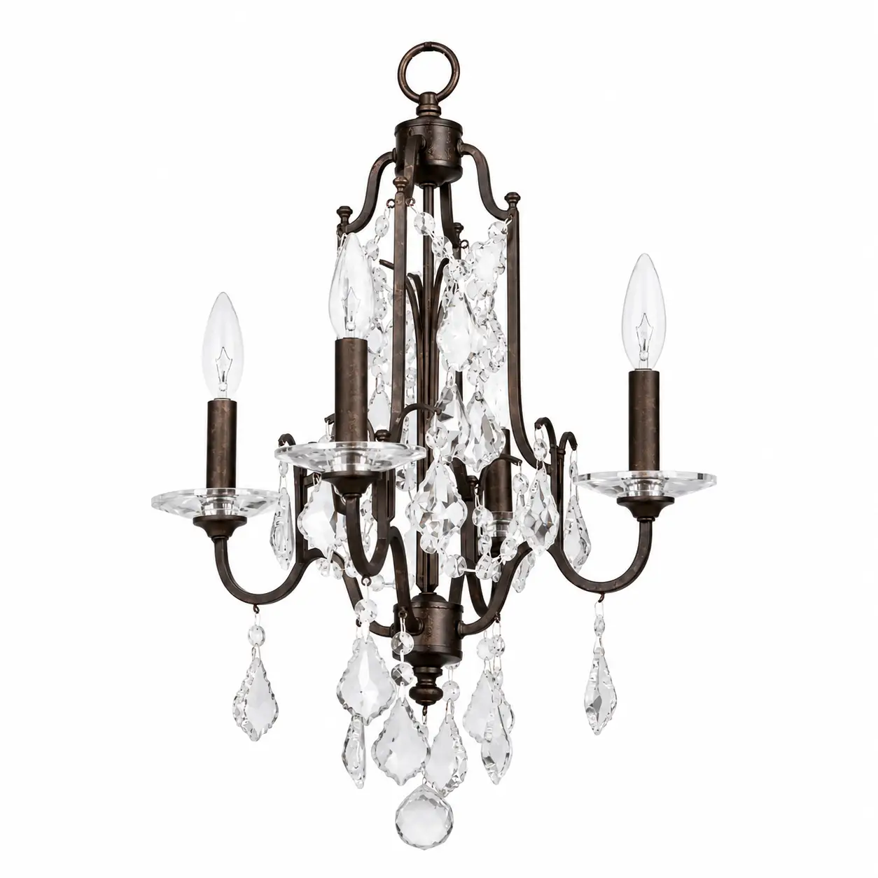 Adelaide-4-Light-Crystal-Chandelier-in-Vintage-Bronze-Finish-1 Adelaide-4-Light-Crystal-Chandelier-in-Vintage-Bronze-Finish-1