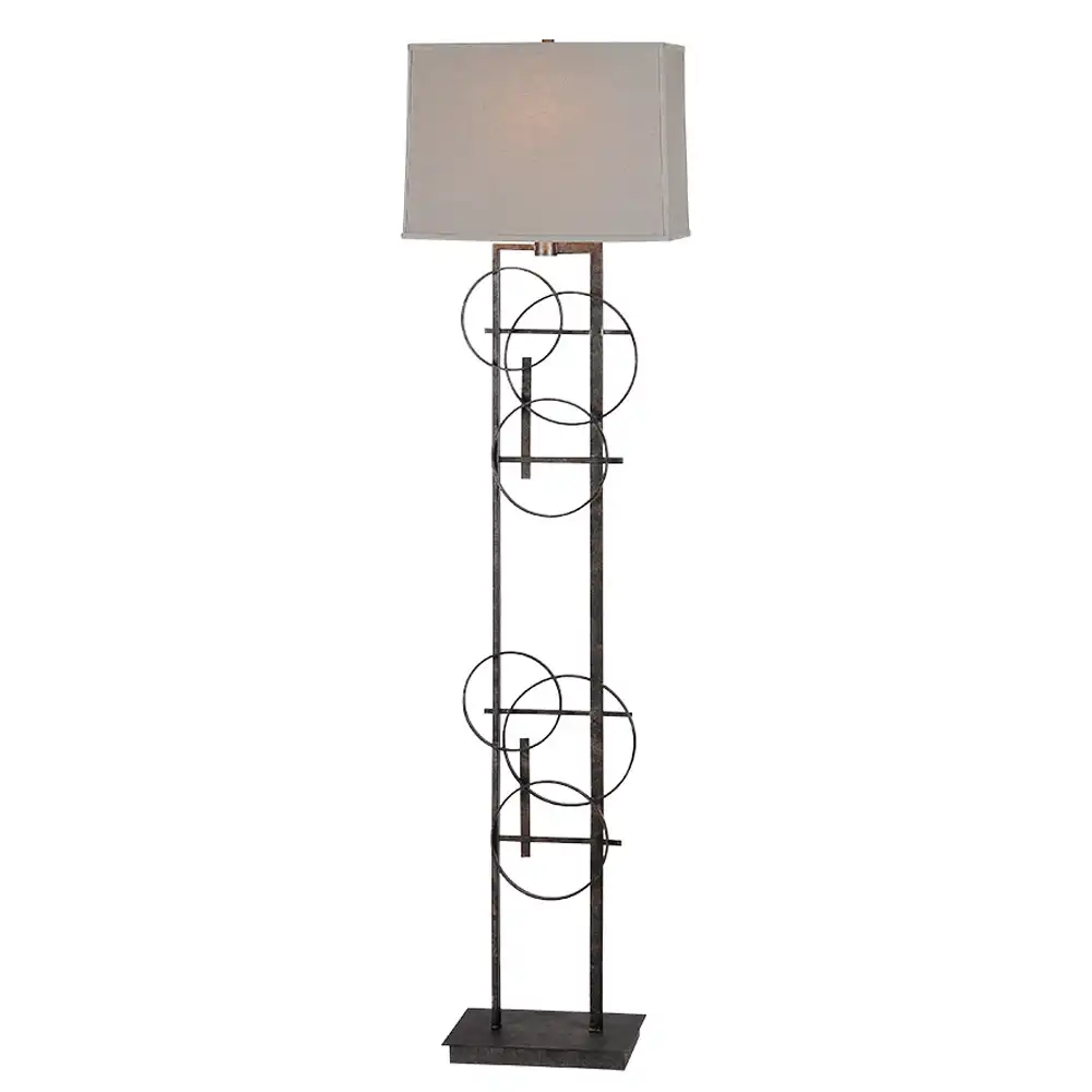 Geometric Serenity Sculptural Metal Floor Lamp Geometric Serenity Sculptural Metal Floor Lamp