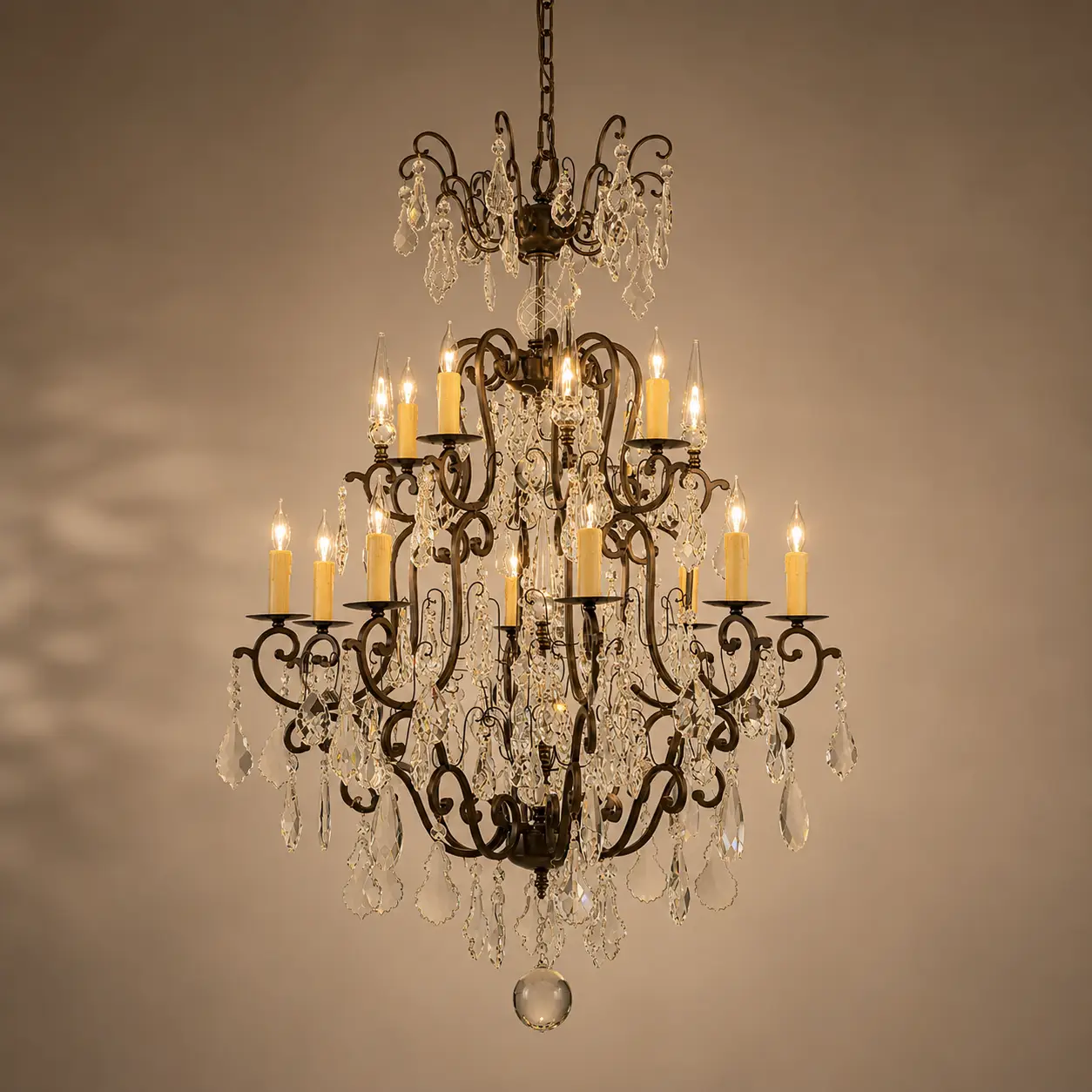 Grand-Belle-Époque-2-Tier-12-Light-Crystal-Chandelier-3 Grand-Belle-Époque-2-Tier-12-Light-Crystal-Chandelier-3
