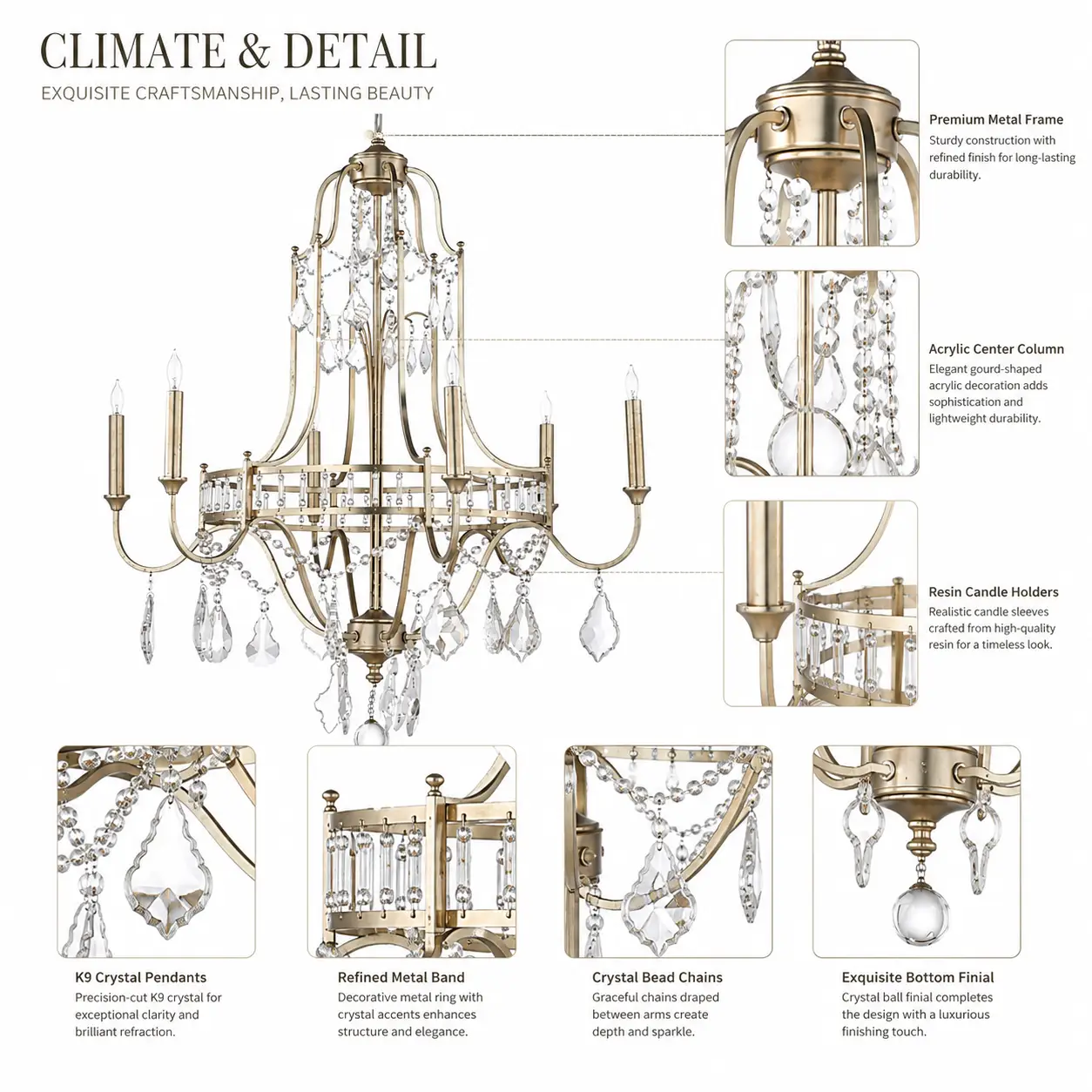 Heirloom-Radiance-6-Light-Crystal-Chandelier-2 Heirloom-Radiance-6-Light-Crystal-Chandelier-2