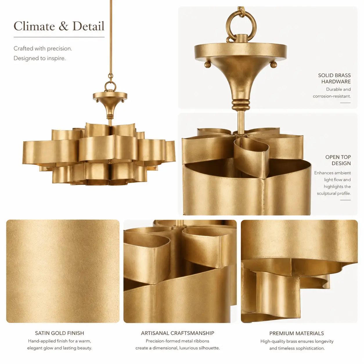Lotus-Luxe-3-Tier-Pendant-Light-Custom-Satin-Gold-Brass-Finish-2 Lotus-Luxe-3-Tier-Pendant-Light-Custom-Satin-Gold-Brass-Finish-2