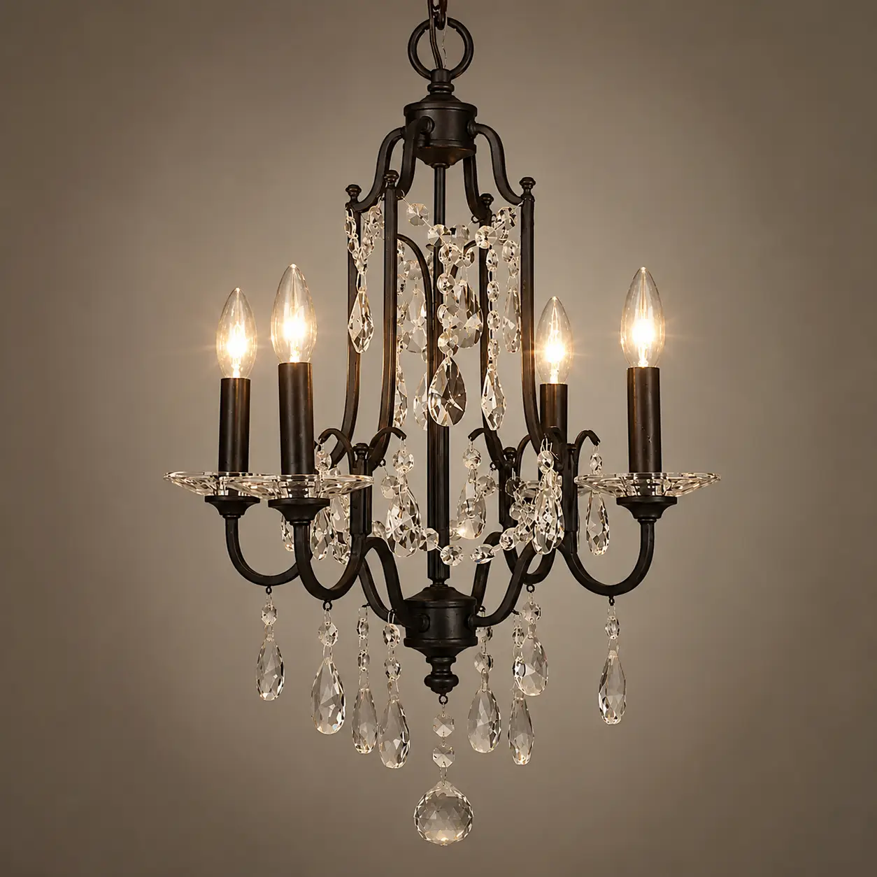 Lucente-4-Light-Crystal-Chandelier-3 Lucente-4-Light-Crystal-Chandelier-3