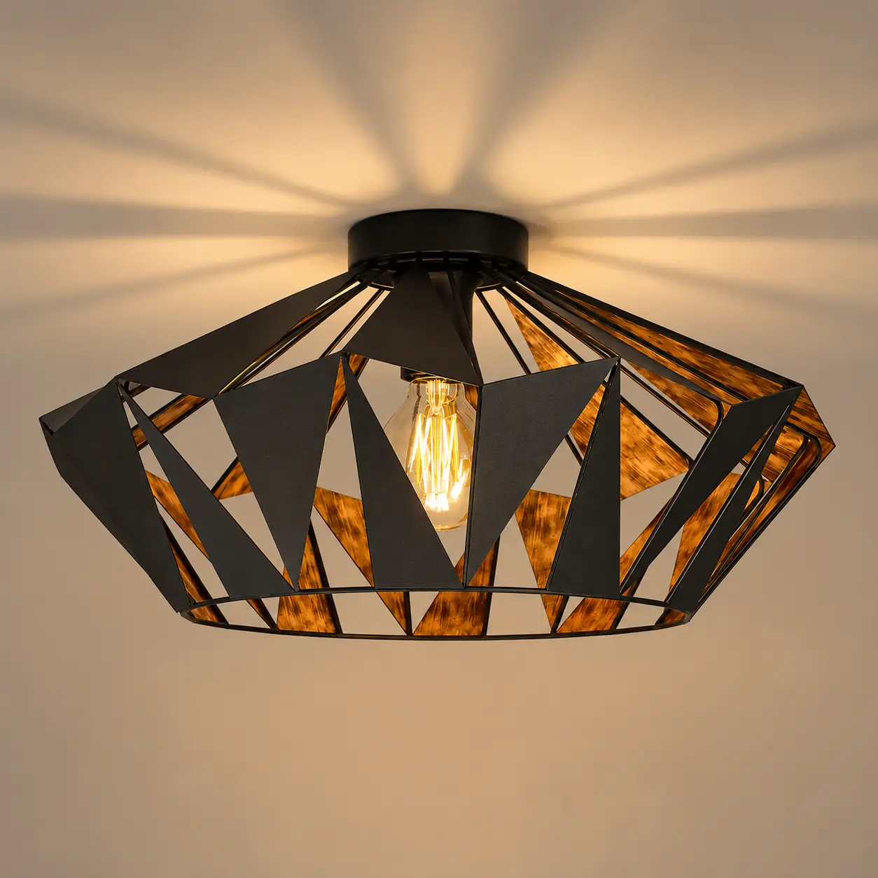 Modern-Geometric-Semi-Flush-Mount-Ceiling-Light-Fixture-Matte-Black-Gold-3 Modern-Geometric-Semi-Flush-Mount-Ceiling-Light-Fixture-Matte-Black-Gold-3
