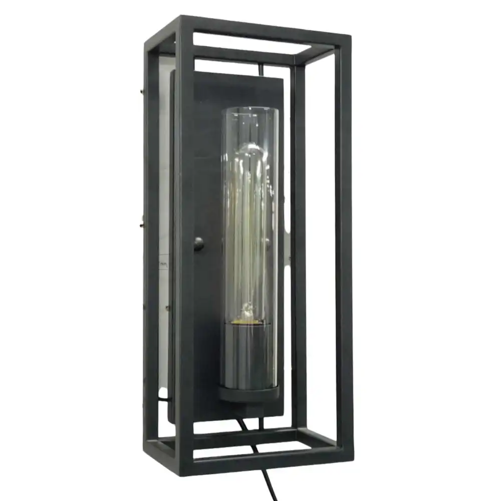 Modern Minimalist Matte Black Outdoor Wall Lantern Modern Minimalist Matte Black Outdoor Wall Lantern