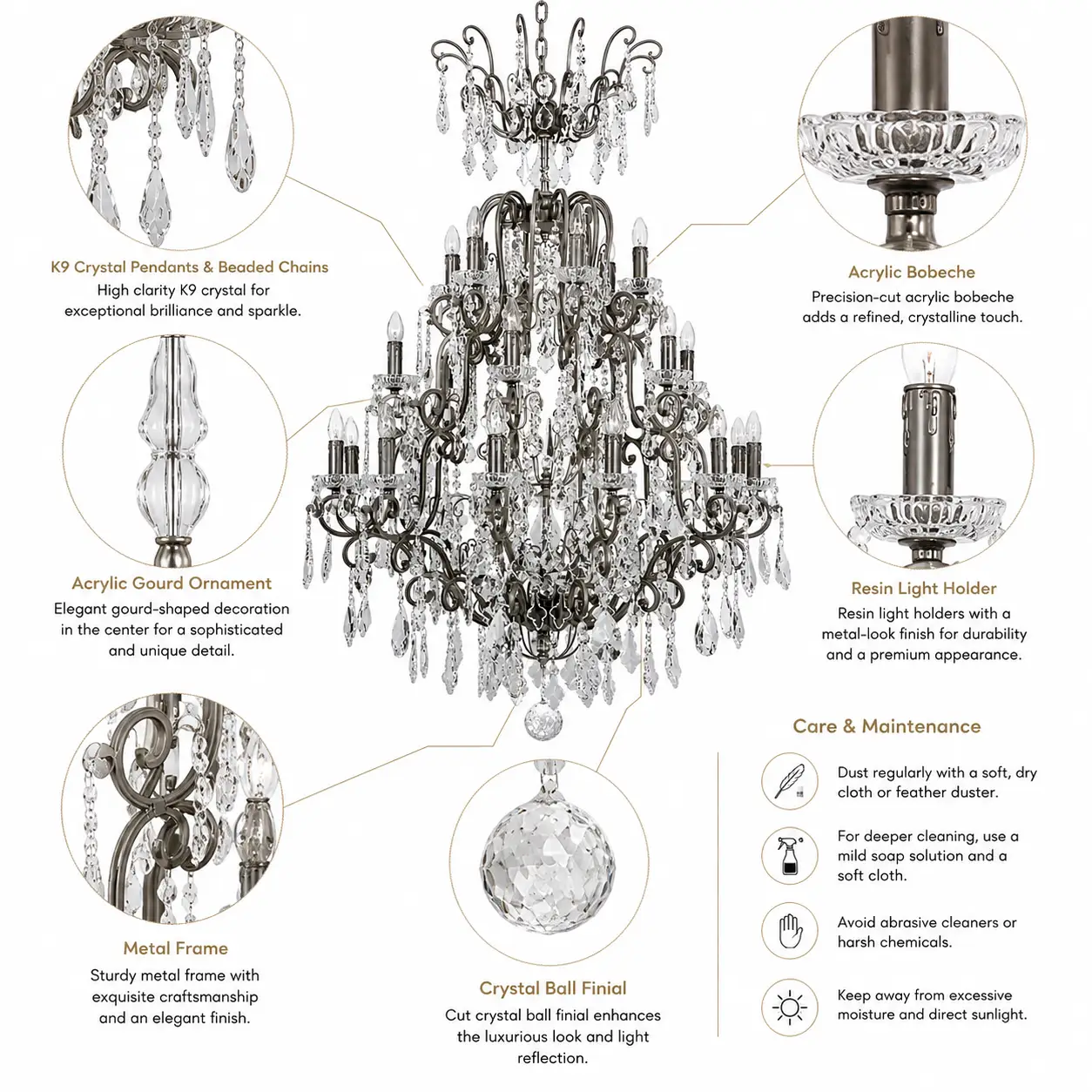 Silvered-Regency-24-Light-Grand-Tiered-Chandelier-2 Silvered-Regency-24-Light-Grand-Tiered-Chandelier-2