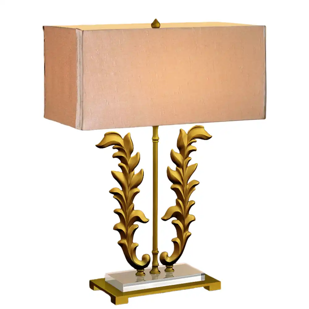 The Botanica Gilt Acanthus Leaf Table Lamp The Botanica Gilt Acanthus Leaf Table Lamp