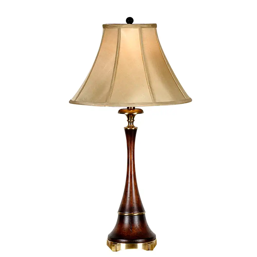 The Contoured Timber Elegance Table Lamp The Contoured Timber Elegance Table Lamp