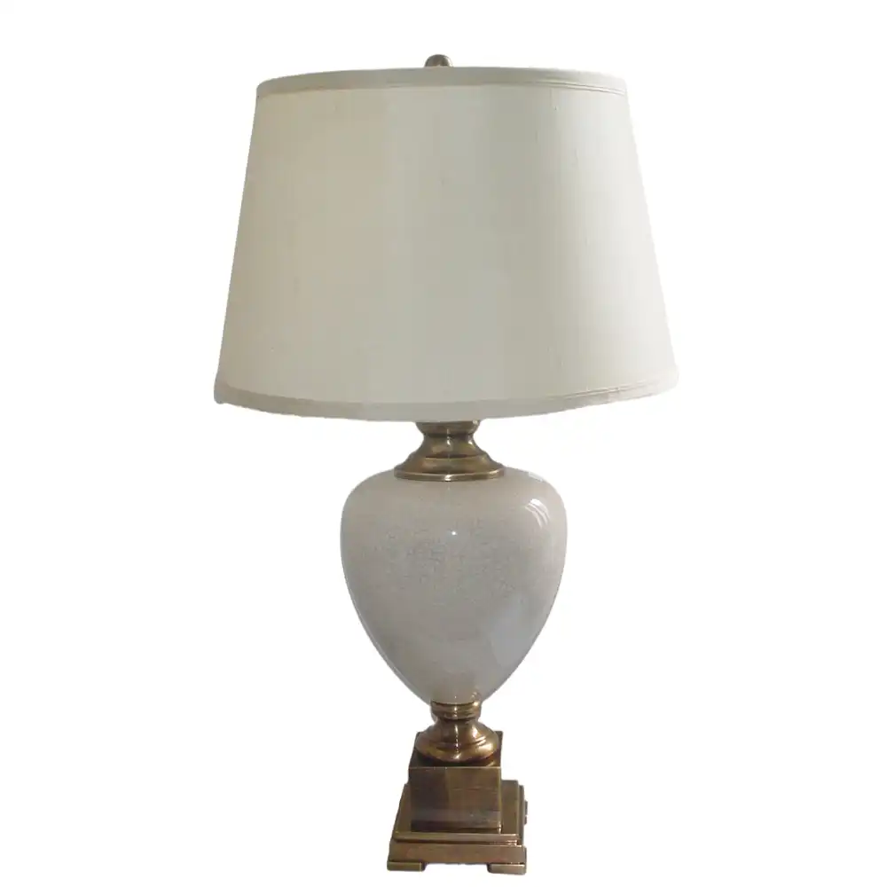The Crackle Glaze Serenity Table Lamp The Crackle Glaze Serenity Table Lamp