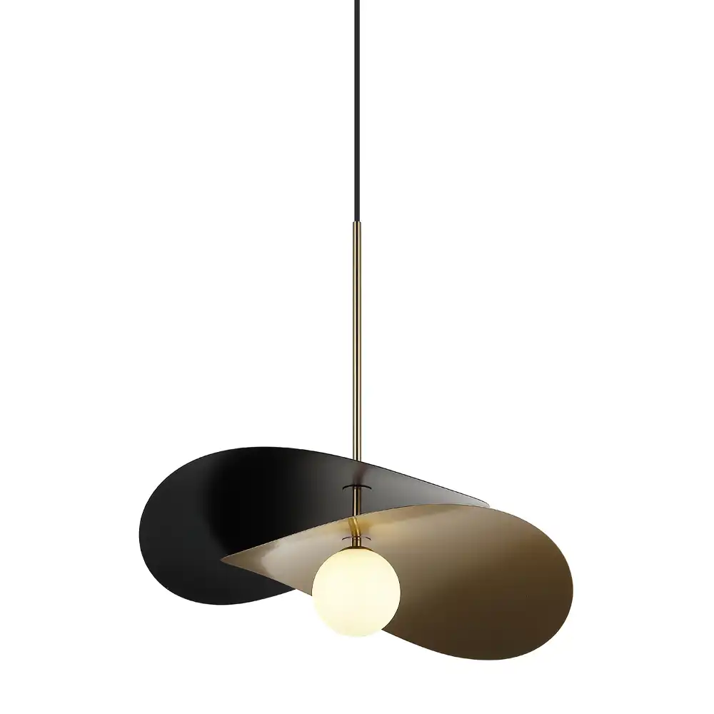 The Eclipse Sculptural Disc Pendant The Eclipse Sculptural Disc Pendant