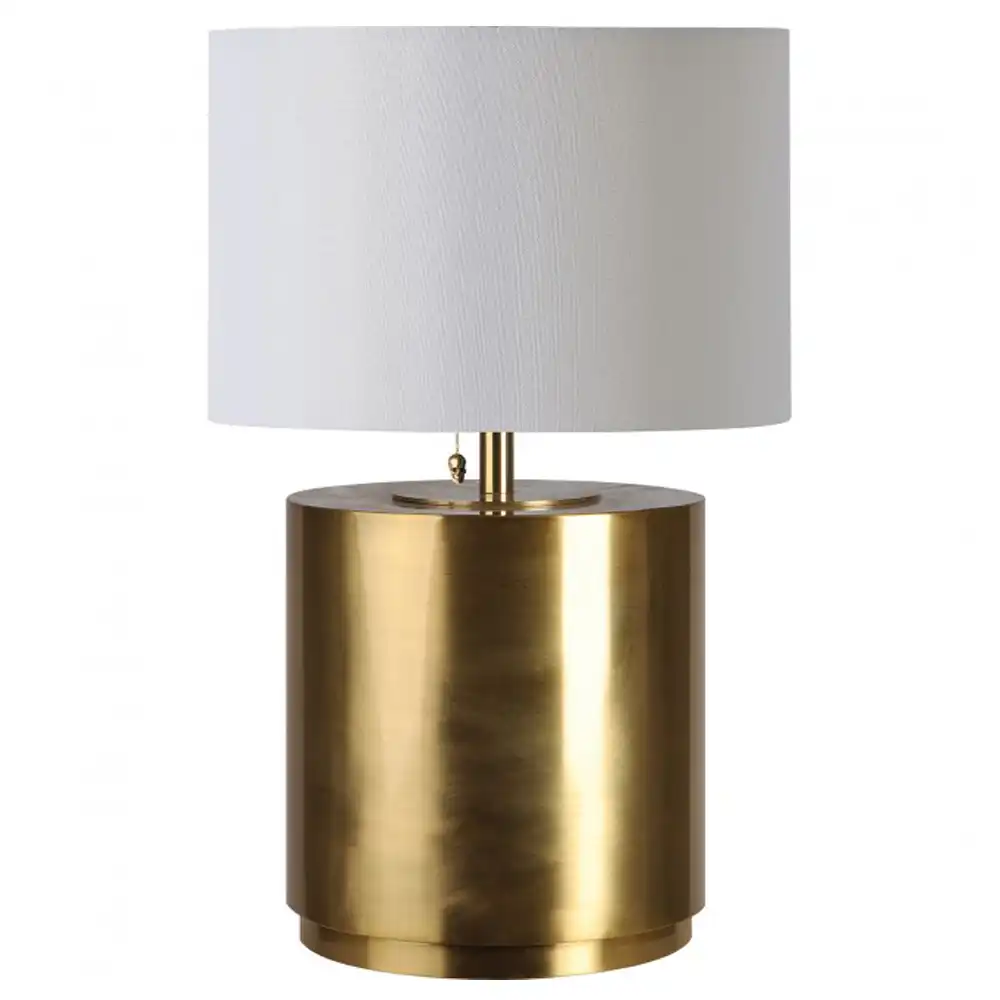 The Gilded Modern Cylindrical Table Lamp The Gilded Modern Cylindrical Table Lamp