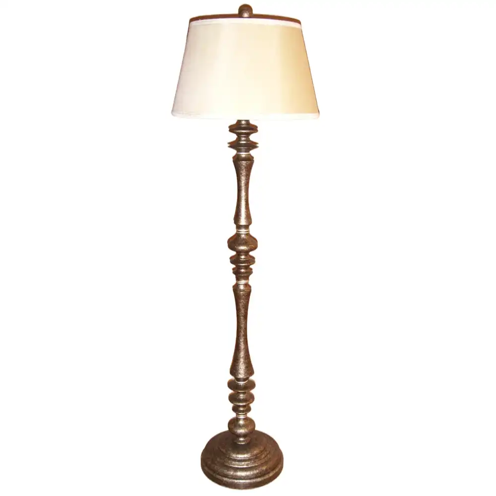 The Heirloom Patina Handcrafted Metal Floor Lamp The Heirloom Patina Handcrafted Metal Floor Lamp