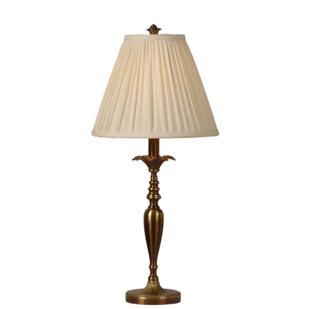 The Heritage Classic Pleated Shade Table Lamp The Heritage Classic Pleated Shade Table Lamp