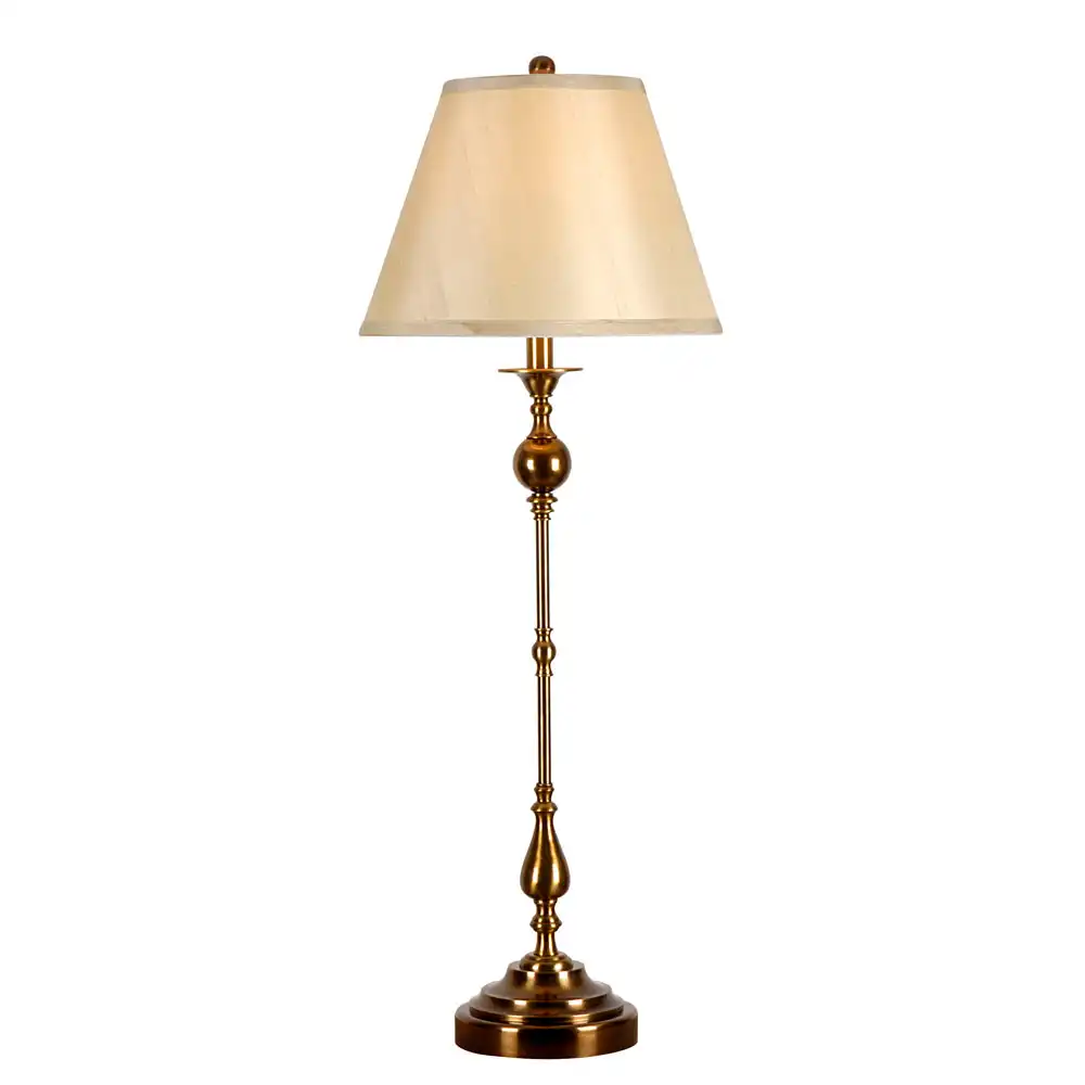 The Heritage Spindle Brass Table Lamp The Heritage Spindle Brass Table Lamp