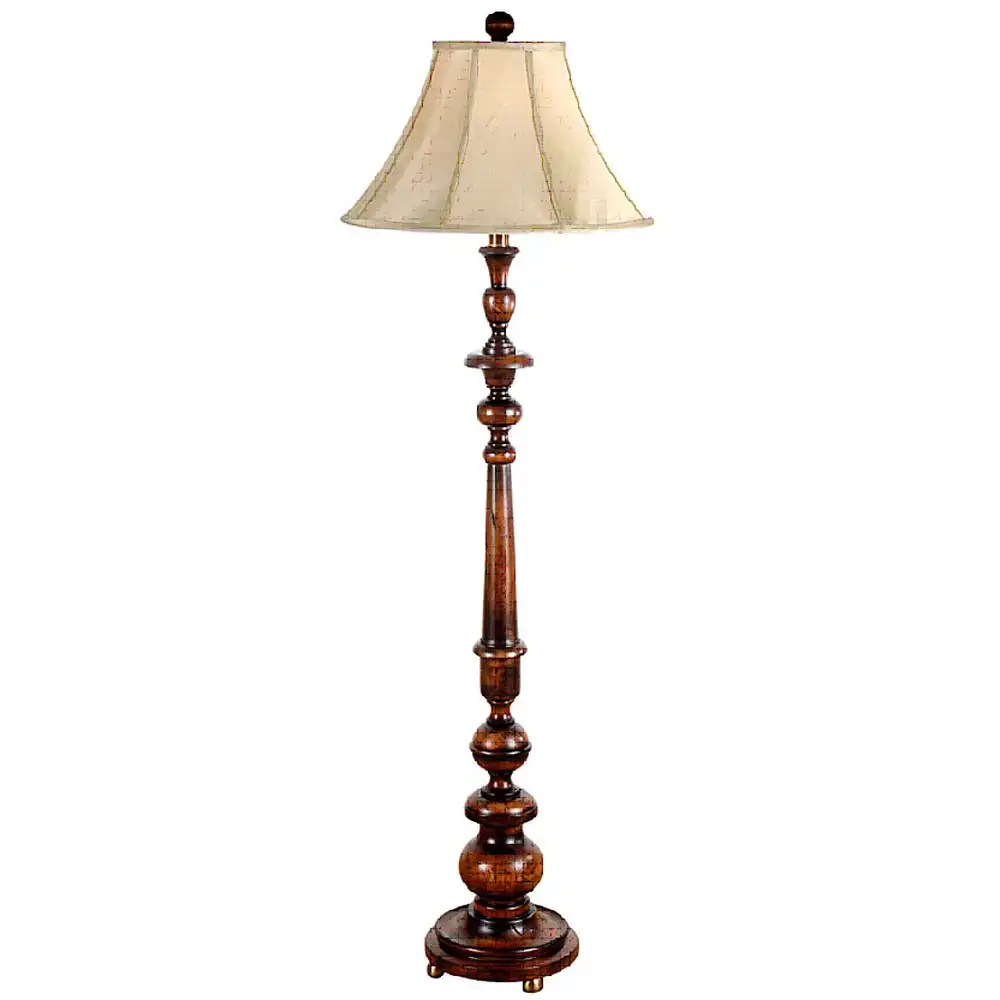 The Heritage Spindle Solid Wood Floor Lamp The Heritage Spindle Solid Wood Floor Lamp